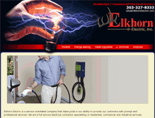 Tablet Screenshot of elkhornelectric.com